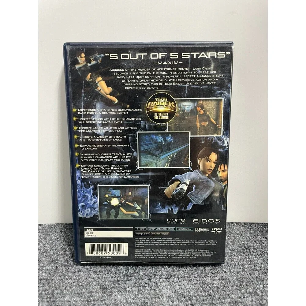 Lara Croft: Tomb Raider -- The Angel of Darkness (Sony PlayStation 2, 2003)